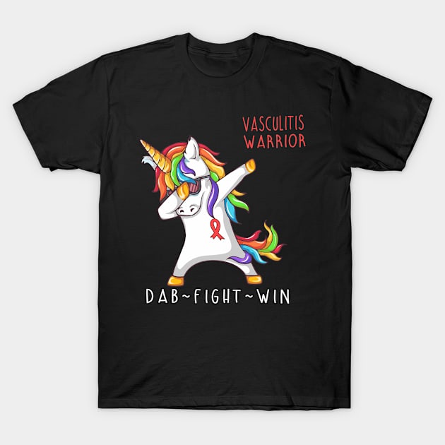 VASCULITIS Warrior Dab Fight Win T-Shirt by ThePassion99